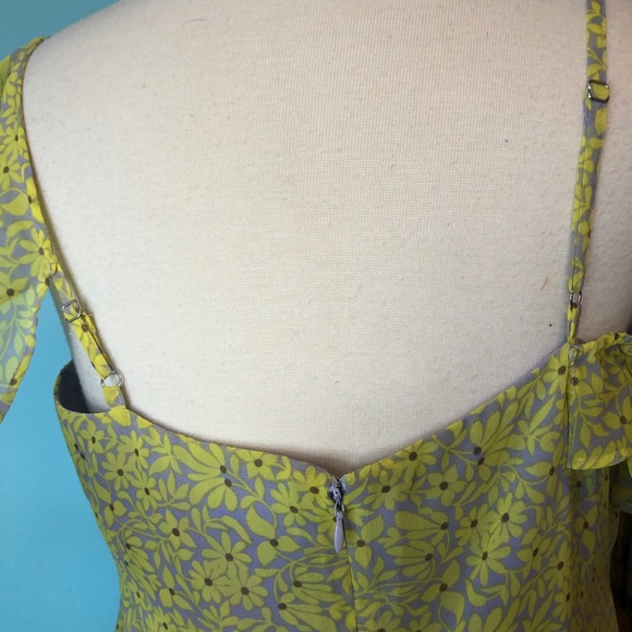 Nanette Lepore size 14 spring floral midi dress - Picture 8 of 11